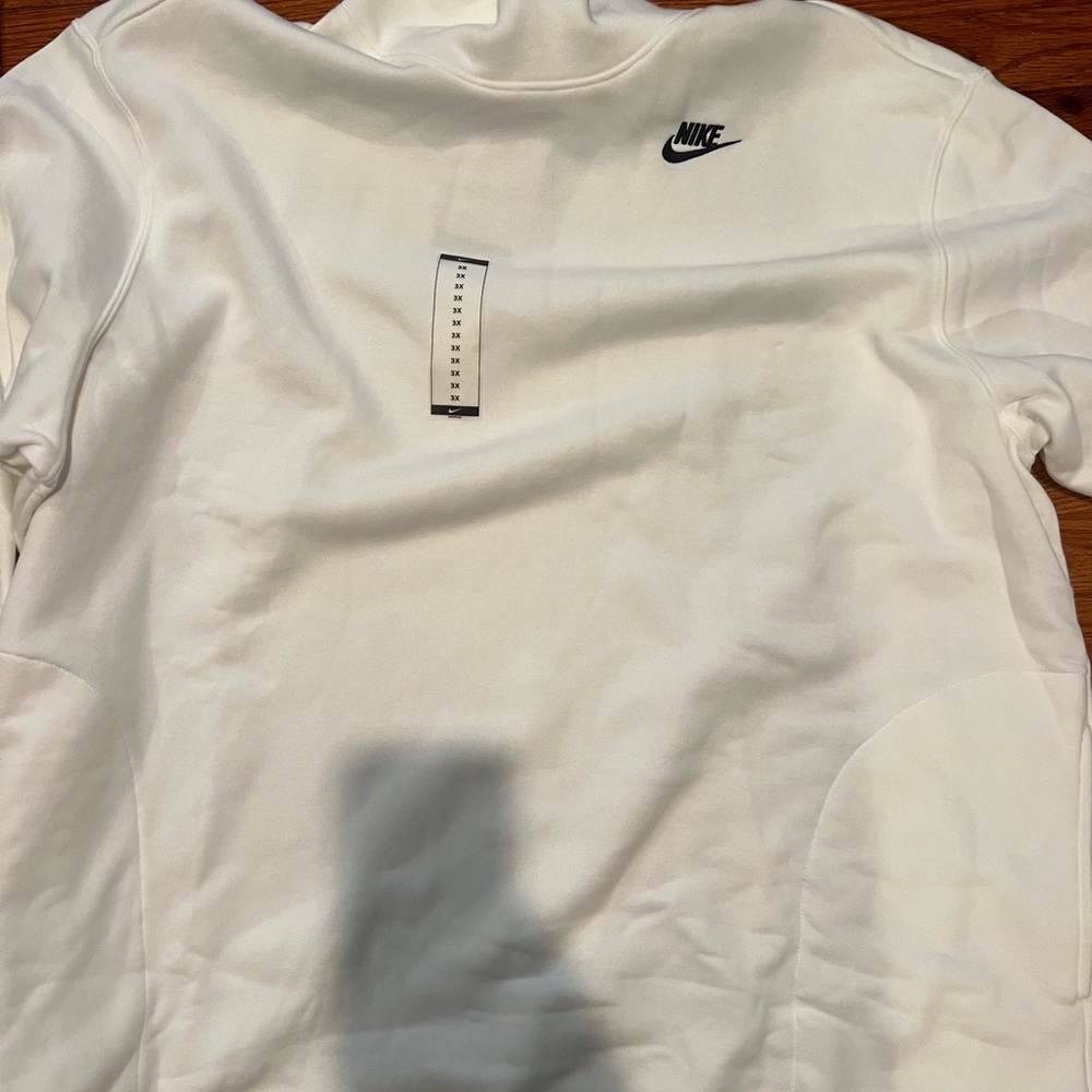 Nike Ivory Sweatshirt with Logo